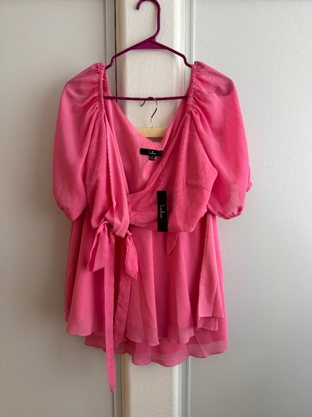 Lulus pink two piece with skirt
